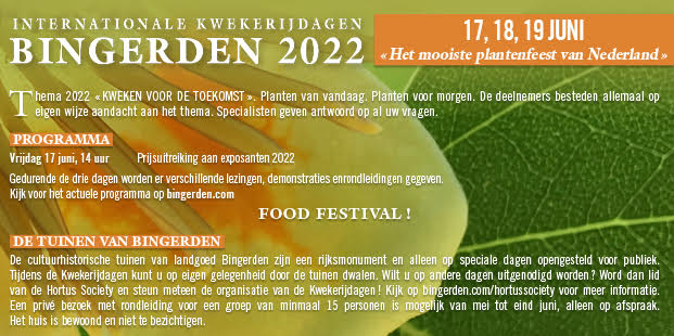 Internationale Kwekerijdagen Bingerden 2022